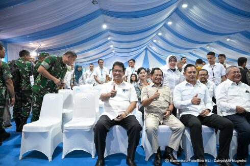 Menkeu Dampingi Presiden Prabowo Resmikan Akad Massal 26 Ribu KPR Subsidi