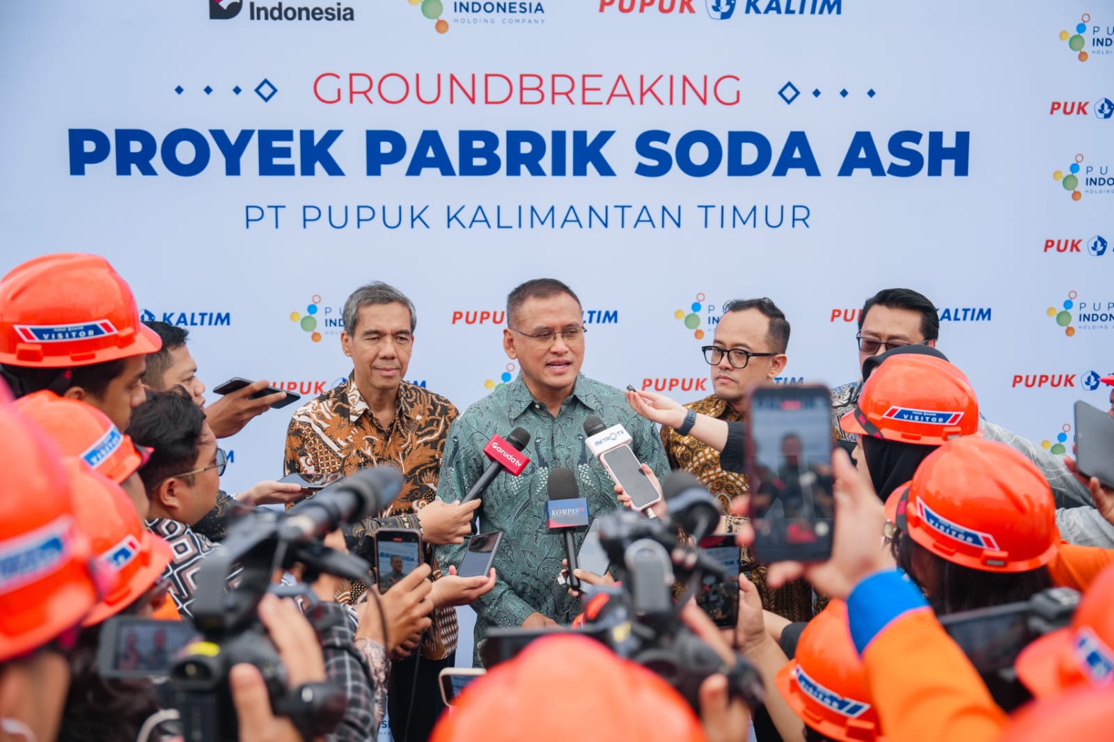 Pupuk Kaltim Bangun Pabrik Soda Ash Pertama di Indonesia