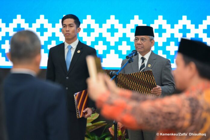 Menkeu Suahasil pelantikan