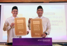 Pembiayaan Emas Bank Muamalat Tembus Rp1,9 Triliun