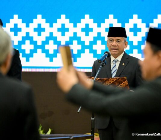 Lantik Lima Pejabat Eselon I Kemenkeu, Ini Pesan Menkeu Suahasil